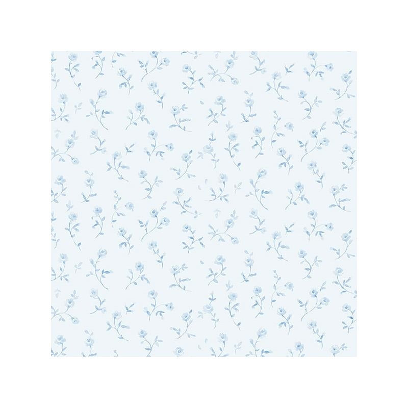 Sample PR33856 Blue Small Floral wallpaper Norwall Wallpaper