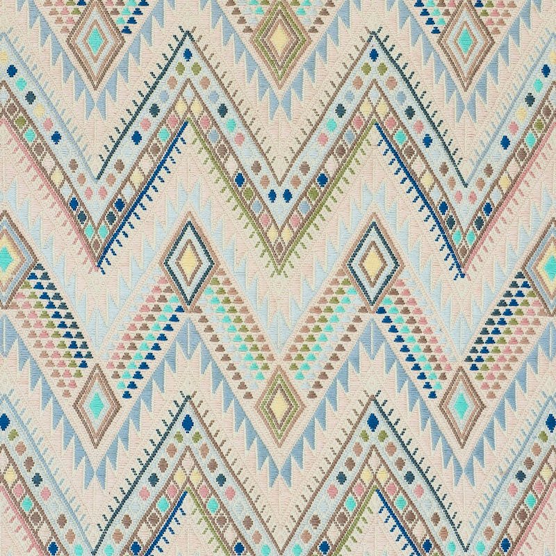 Purchase sample of 79242 Coyolate Hand Woven Brocade, Arctic by Schumacher Fabric