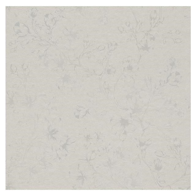 View WW-268958 Cosy White Grey Leaves by Washington Wallpaper