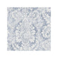 Sample AF37714 Flourish Abby Rose 4, Blue Valentine Damask Wallpaper by Norwall