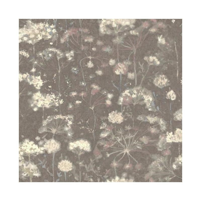 Sample - NA0544 Botanical Dreams, Botanical Fantasy Dark Grey Candice Olson