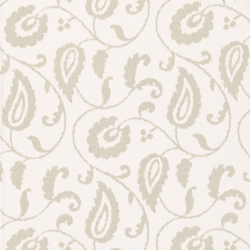 Purchase sample of 175011 Malacca Ikat Vine, Linen by Schumacher Fabric