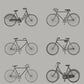 Sample DD128502 Design Department, Turnblad Grey Bicycle Wallpaper by Brewster