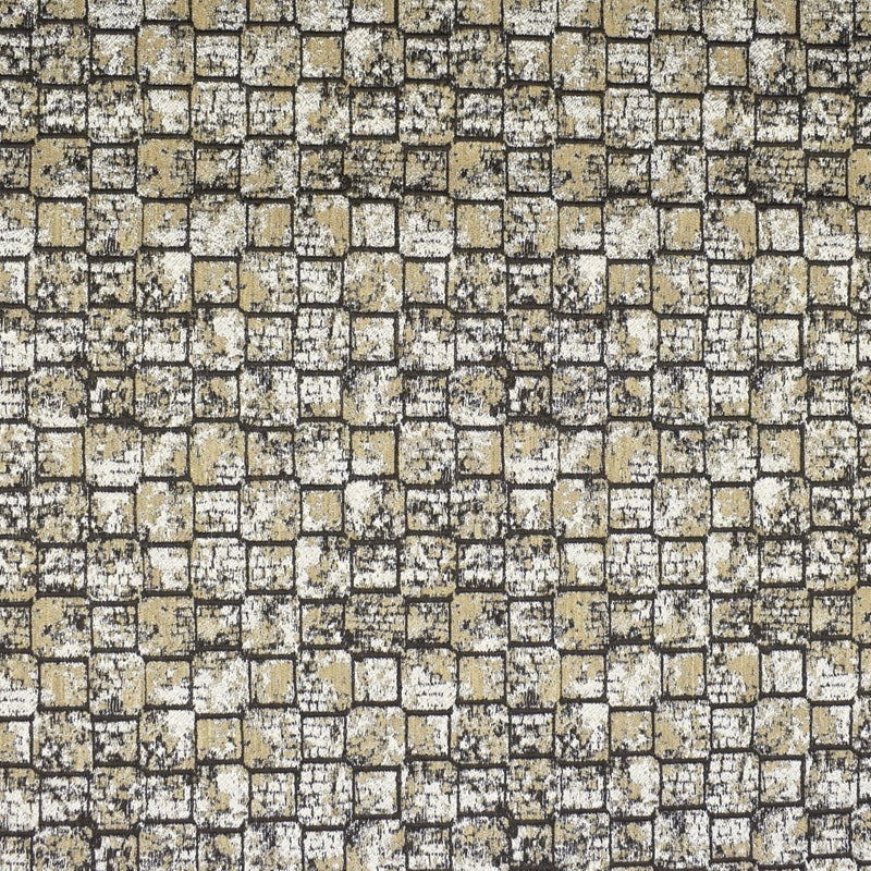 Find S2592 Rock Brown Geometric Greenhouse Fabric