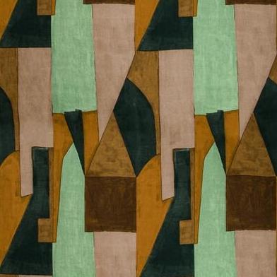 Buy GWF-3752.376.0 District Multi Color Modern/Contemporary by Groundworks Fabric