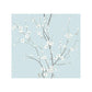Sample 2927-81802 Newport Monterey Sky Blue Floral Branch by A-Street Prints Wallpaper