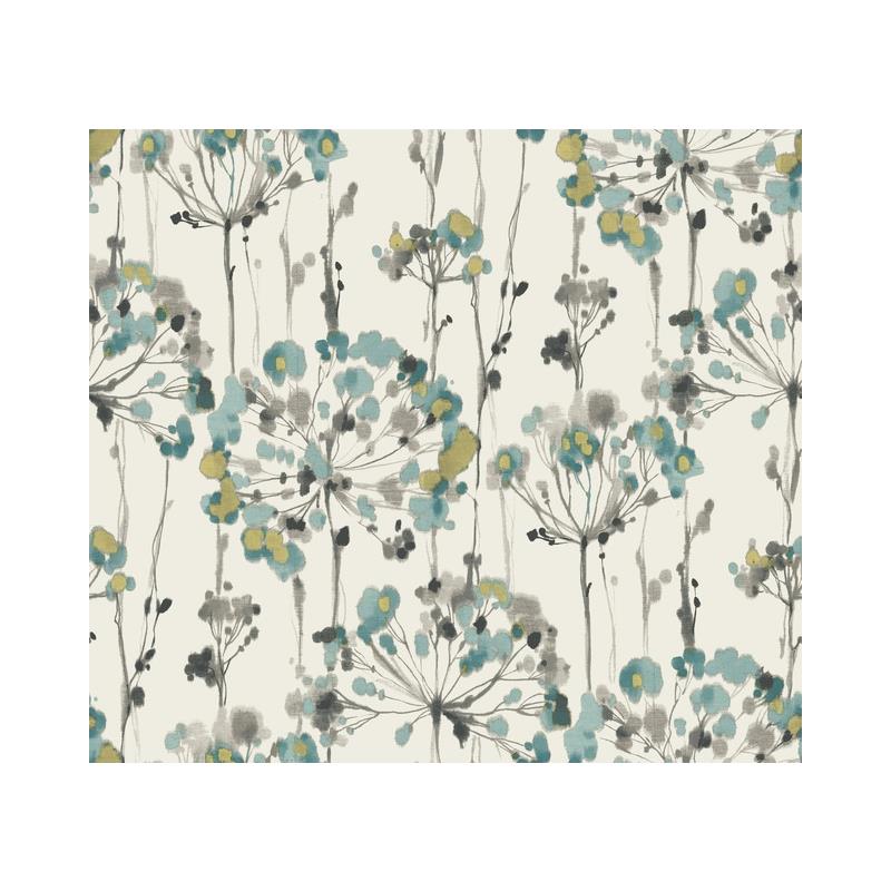 Sample CN2102 Modern Artisan II Flourish Turquoise Candice Olson