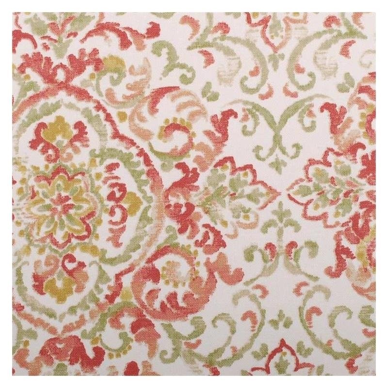 21059-138 Rose/Green - Duralee Fabric