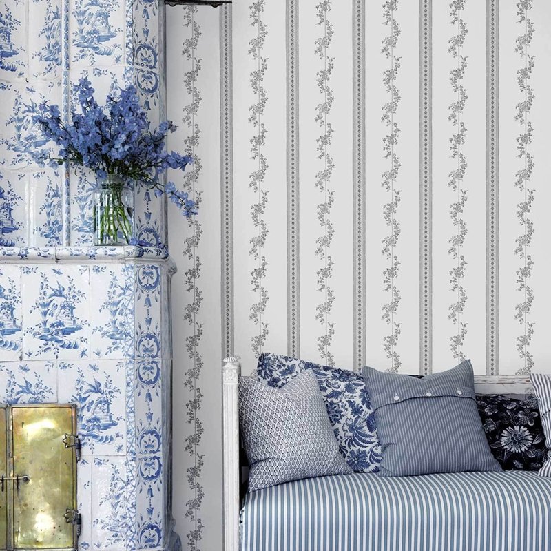 Select 4508 drottningholm grey borastapeter wallpaper