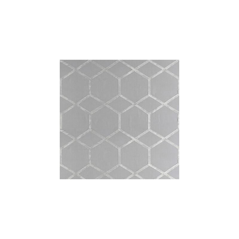 Sample F1469-03 Forma Charcoal/Silver Geometric Clarke And Clarke Fabric