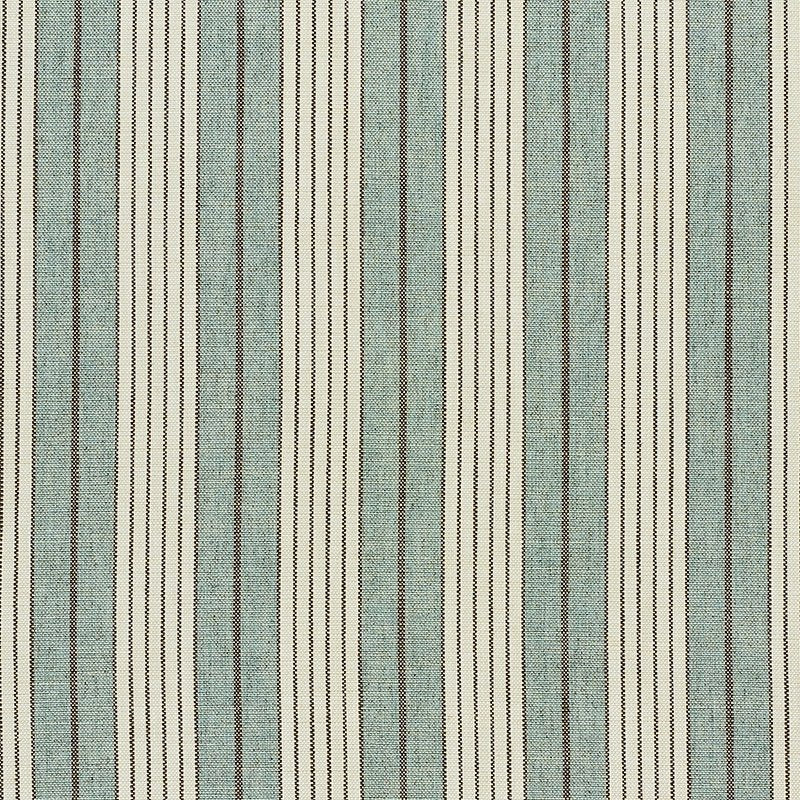Purchase sample of 72603 Horst Stripe, Sky by Schumacher Fabric