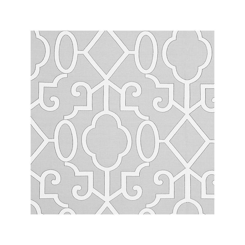 Purchase 27012-003 Ming Fretwork Pearl Grey by Scalamandre Fabric