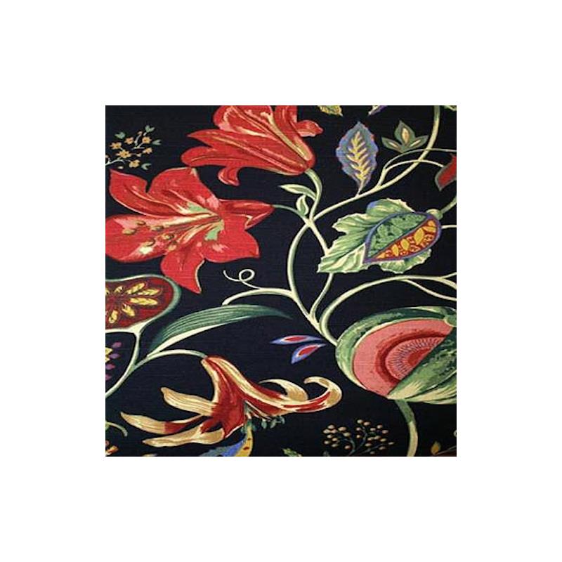 Sample 2029 Xanthus Onyx Magnolia Fabric