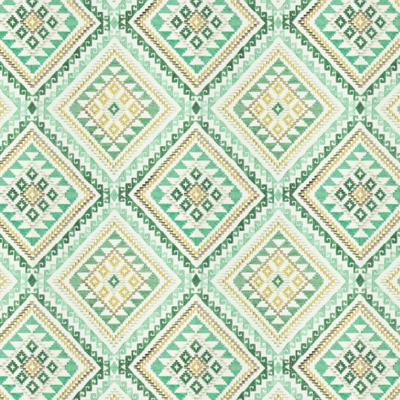 Sample EMBE-4 Aqua by Stout Fabric