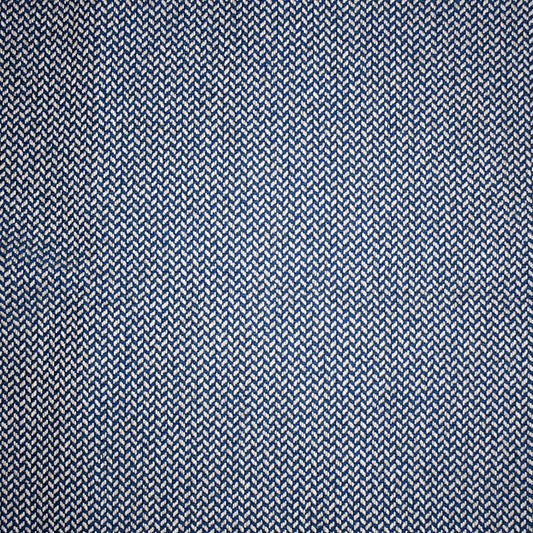 View F4126 Peacock Blue Chevron Greenhouse Fabric