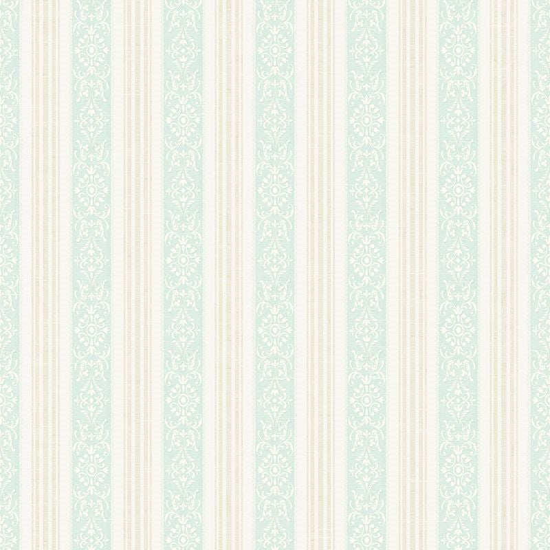Sample FS50104 Spring Garden Traditional Stripe Wallquest