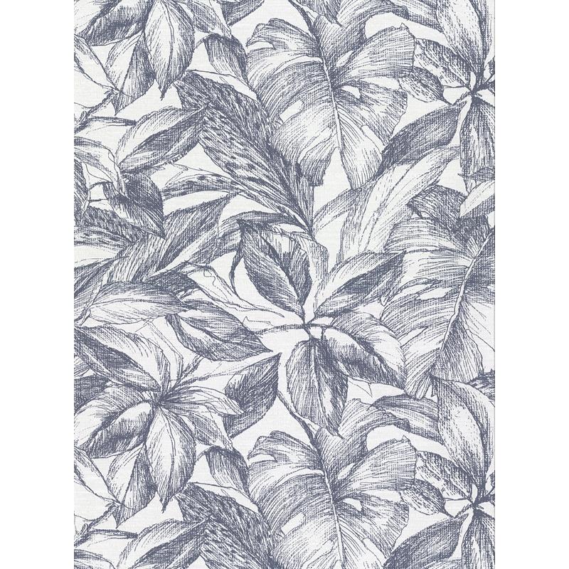 Sample 2910-2741 Warner Basics V, Simone Denim Tropical Wallpaper by Warner
