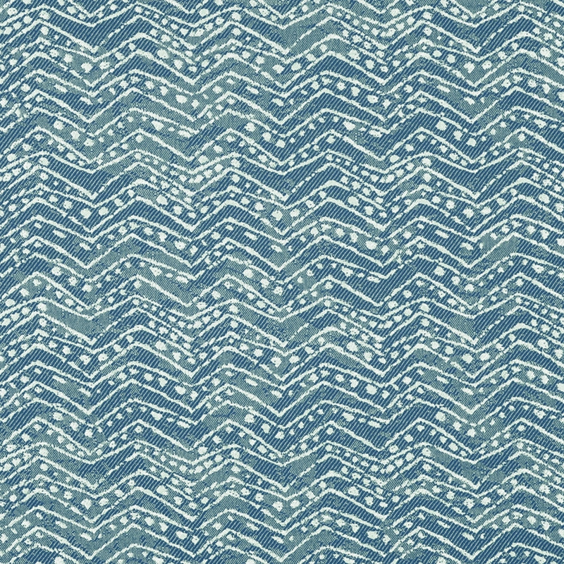 Search F4160 Batik Blue Blue Chevron Greenhouse Fabric
