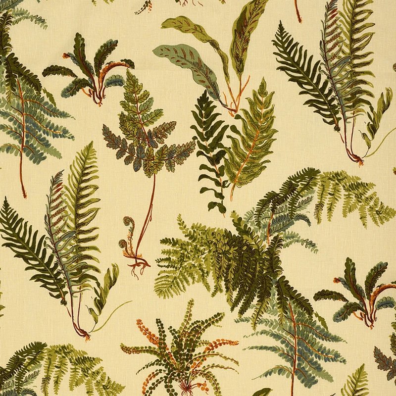 Purchase sample of 174092 Les Fougeres, Antique by Schumacher Fabric