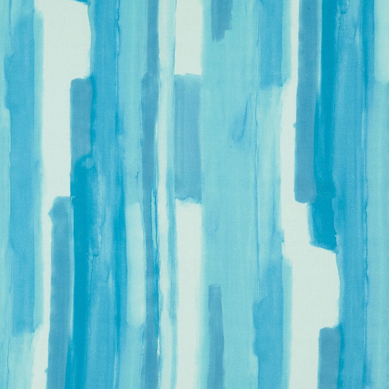 Purchase sample of 177170 Watercolor, Aqua by Schumacher Fabric