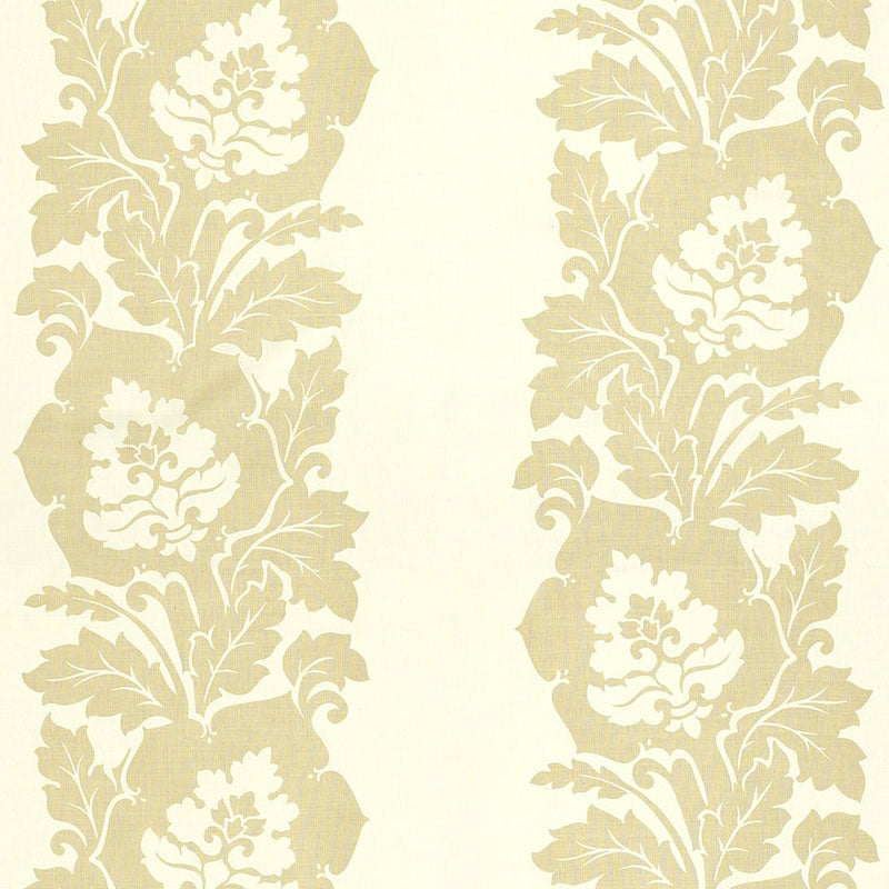 Purchase sample of 173850 Margate Damask Print, Linen by Schumacher Fabric