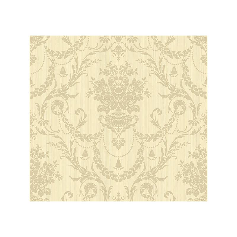 Sample CB91605 Carl Robinson 9, Metallic Gold Damask Wallpaper