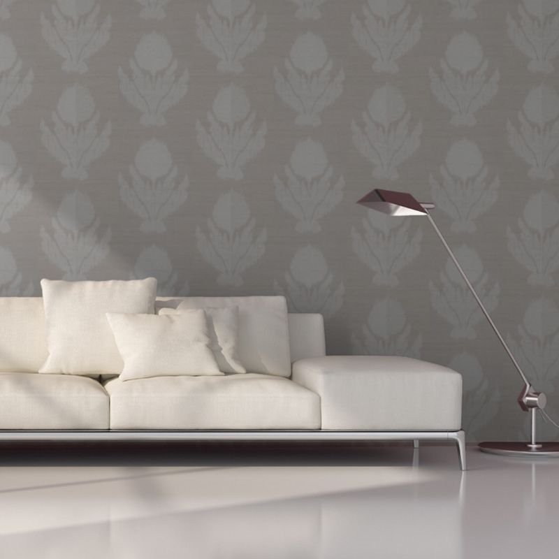 Antonina Vella Shimmering Foliage White/Gold Wallpaper | DecoratorsBest