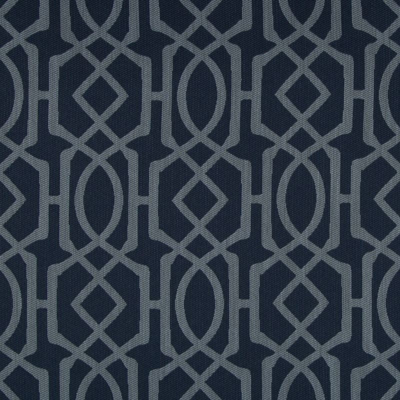Buy 34700.505.0  Geometric Dark Blue by Kravet Design Fabric