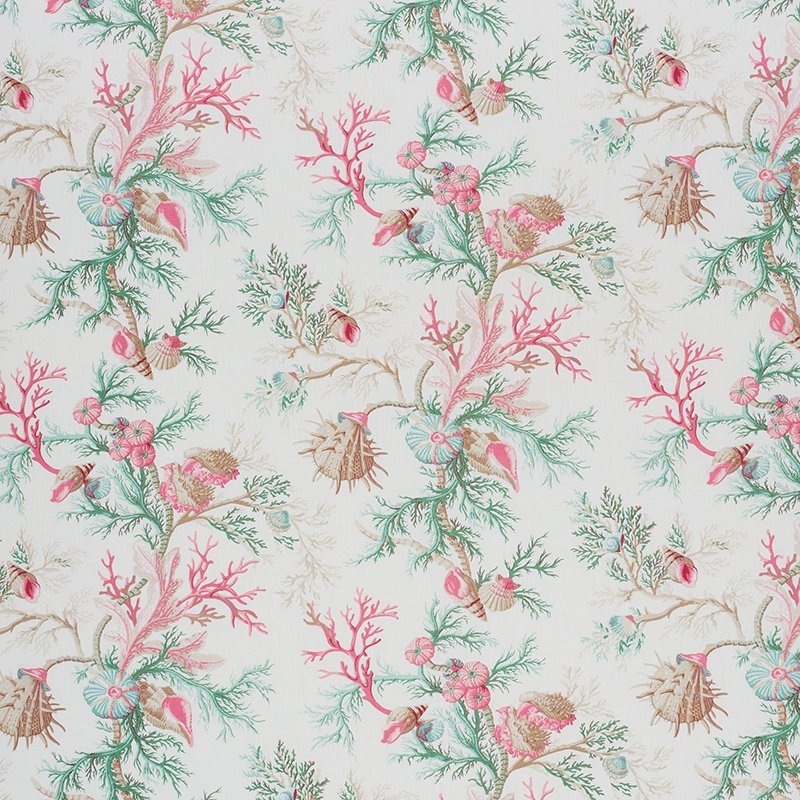 Purchase 178761 Del Tesoro Pink & Aqua by Schumacher Fabric