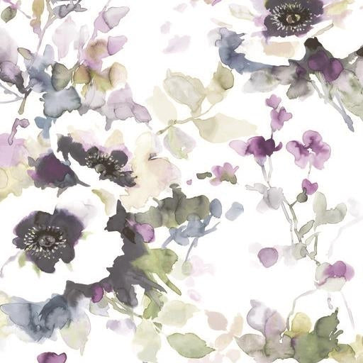 Save PSW1082RL Watercolors Botanical Multi Color Peel and Stick Wallpaper