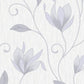 View 2834-M0852 Advantage Metallics Greys Flowers Wallpaper by Advantage