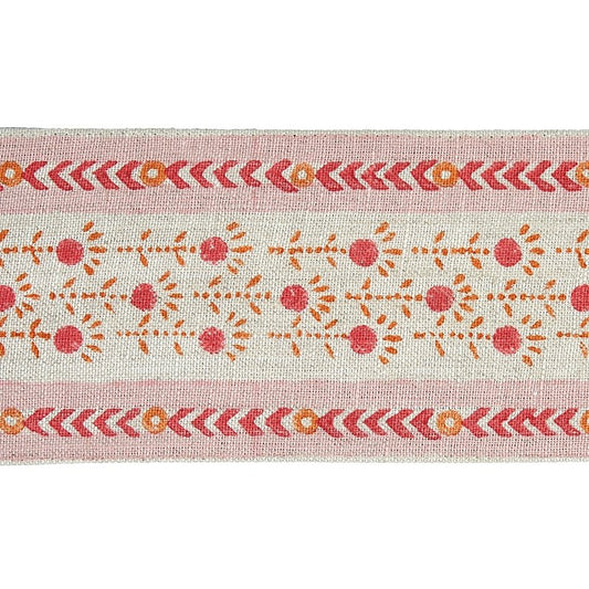 179350 Beatriz Hand Blocked Print Pink By Schumacher Fabric 1,179350 Beatriz Hand Blocked Print Pink By Schumacher Fabric 2,179350 Beatriz Hand Blocked Print Pink By Schumacher Fabric 3