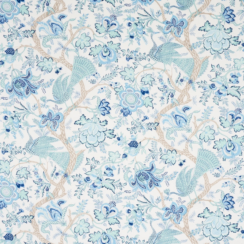 Purchase sample of 180052 Aveline Linen, Seaglass by Schumacher Fabric