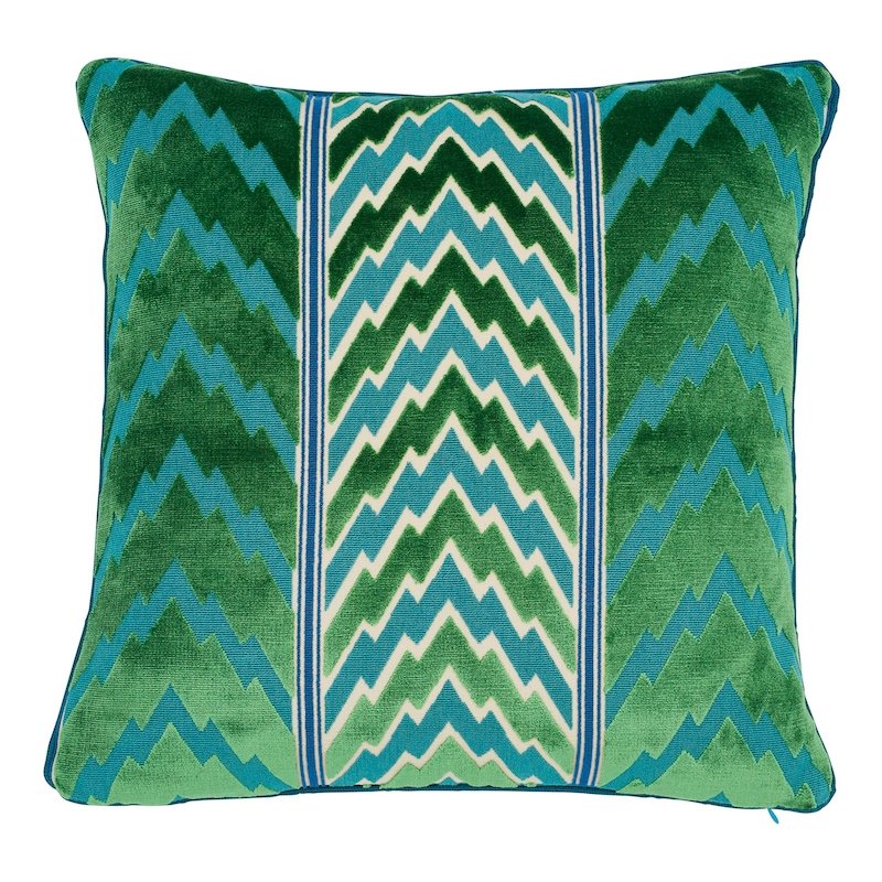 So7263205 Chevron Ikat 20&quot; Pillow Lilac By Schumacher Furniture and Accessories 1,So7263205 Chevron Ikat 20&quot; Pillow Lilac By Schumacher Furniture and Accessories 2,So7263205 Chevron Ikat 20&quot; Pillow Lilac By Schumacher Furniture and Accessories 3