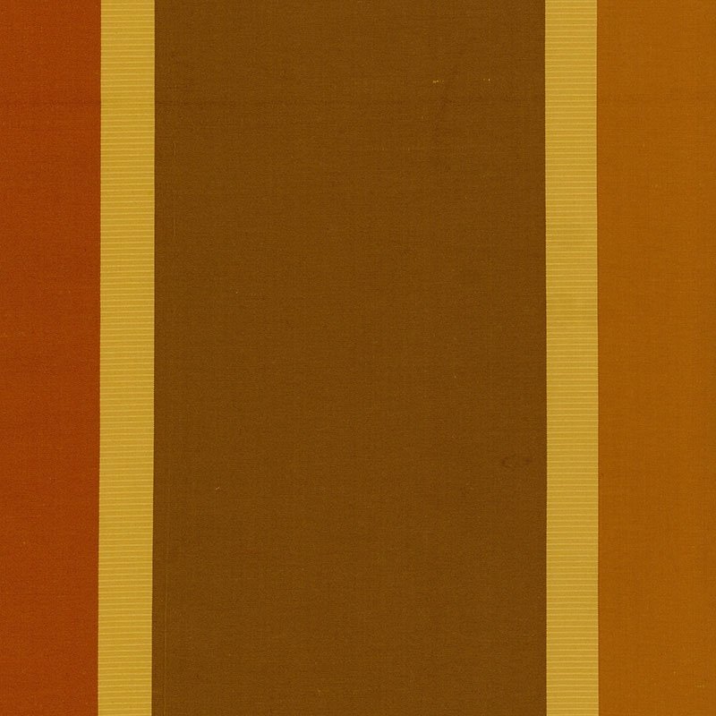 Purchase sample of 52702 Olivia Silk Stripe, Sienna by Schumacher Fabric