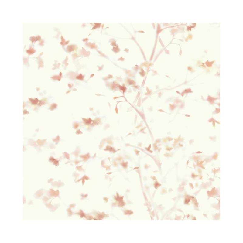Sample ON1610 Outdoors In, Sunlit Branches color Peach Floral by York Wallpaper