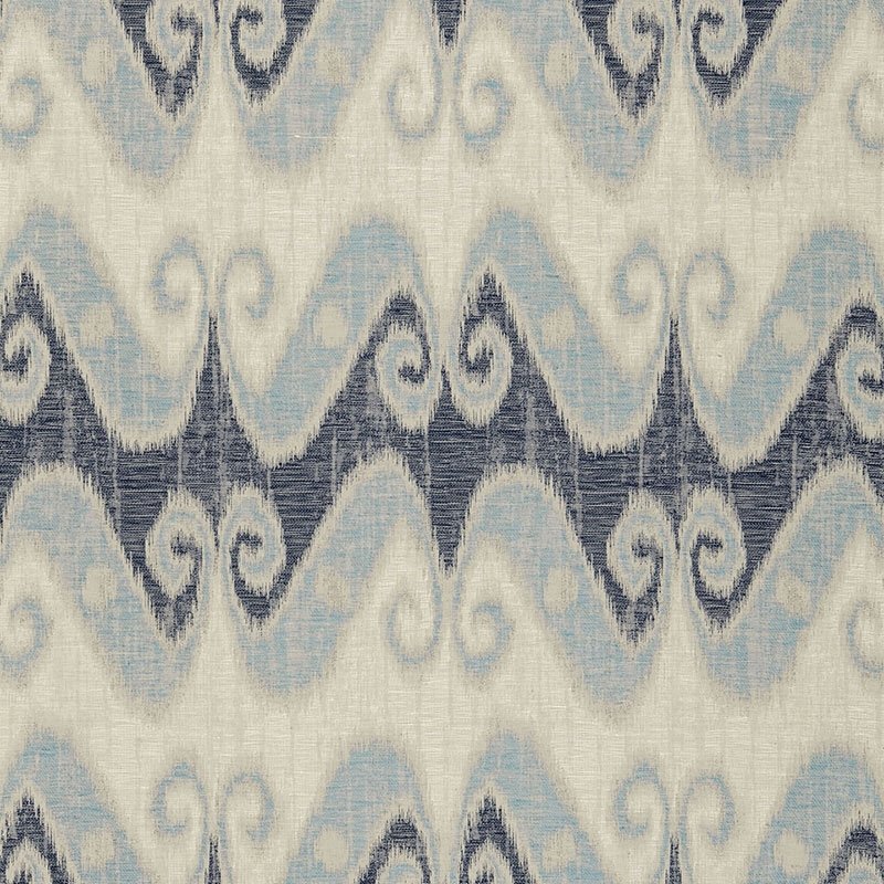 Purchase sample of 66352 Tali Weave, Indigo by Schumacher Fabric
