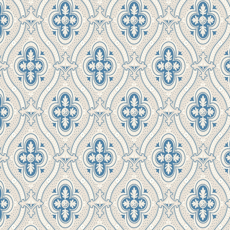 Sample 4527 Pigkammaren, Blue By Borastapeter Wallcovering