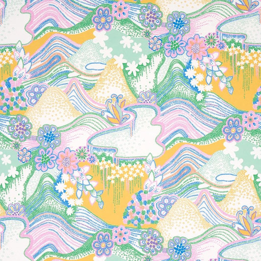 Buy 5013550 Daisy Chain Light Multi Schumacher Wallcovering Wallpaper