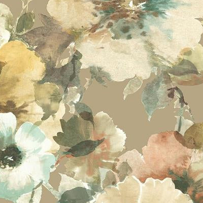Looking MC70404 Majorca Green Floral by Seabrook Wallpaper