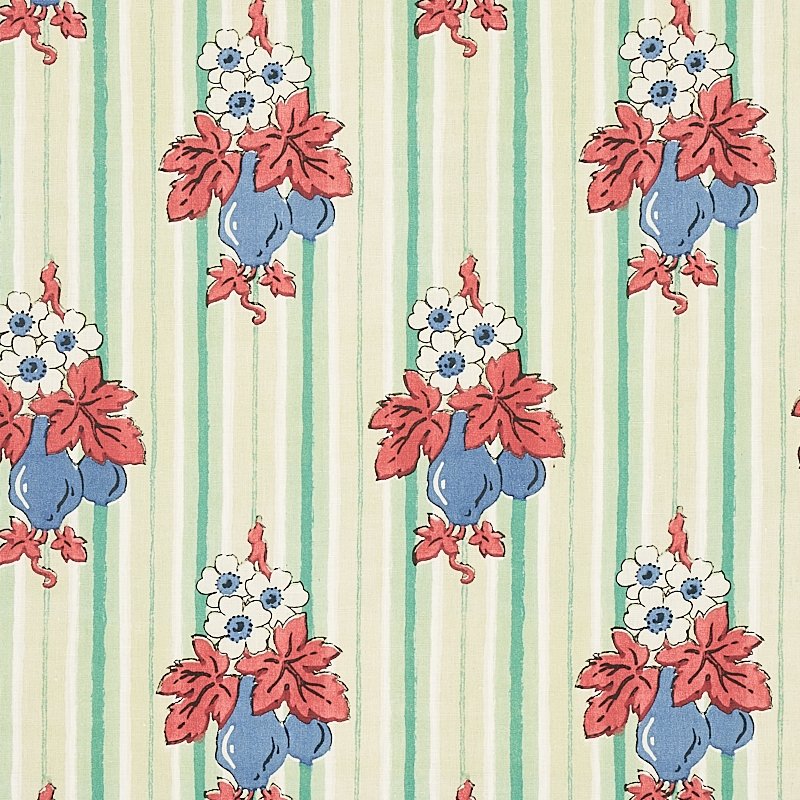 Purchase sample of 179990 Turnip, Mint by Schumacher Fabric