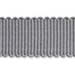 74573 Gustave Silk Lip Cord,Grey by Schumacher Fabric,74573 Gustave Silk Lip Cord