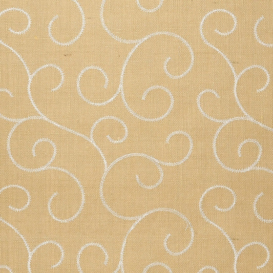 Acquire 5003541 Adhafera Scroll Straw Schumacher Wallpaper
