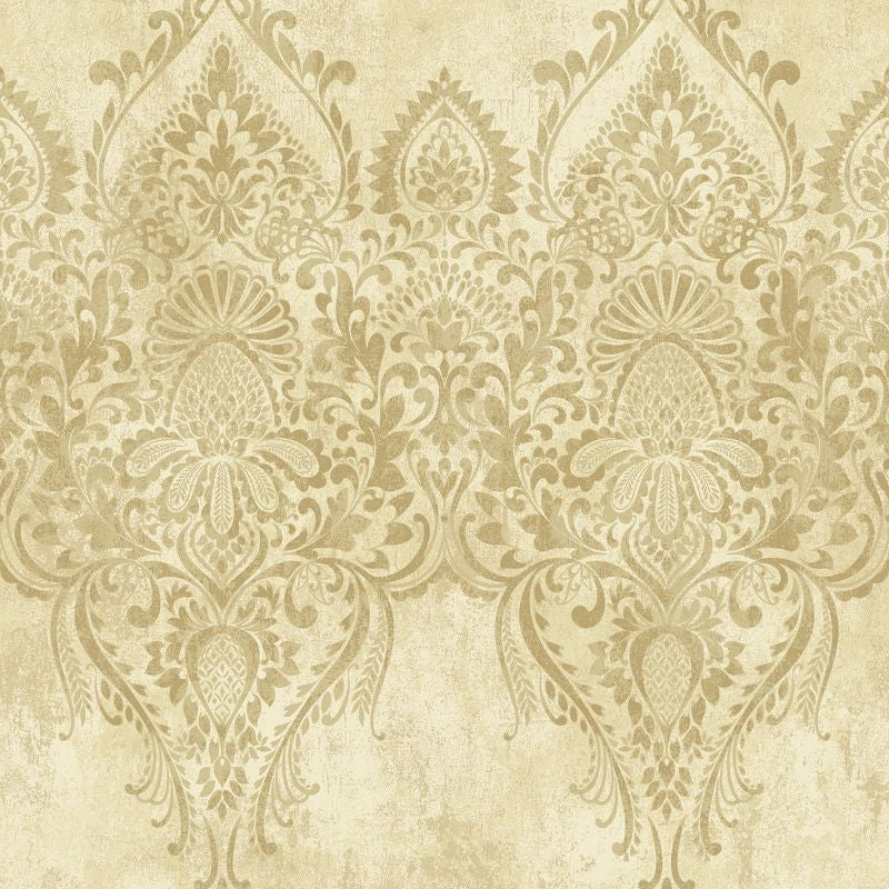 View RN71705 Jaipur 2 Large Paisley Stripe by Wallquest Wallpaper
