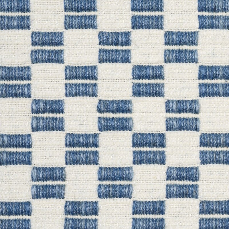 Purchase sample of 76740 Elkhart, Blue by Schumacher Fabric