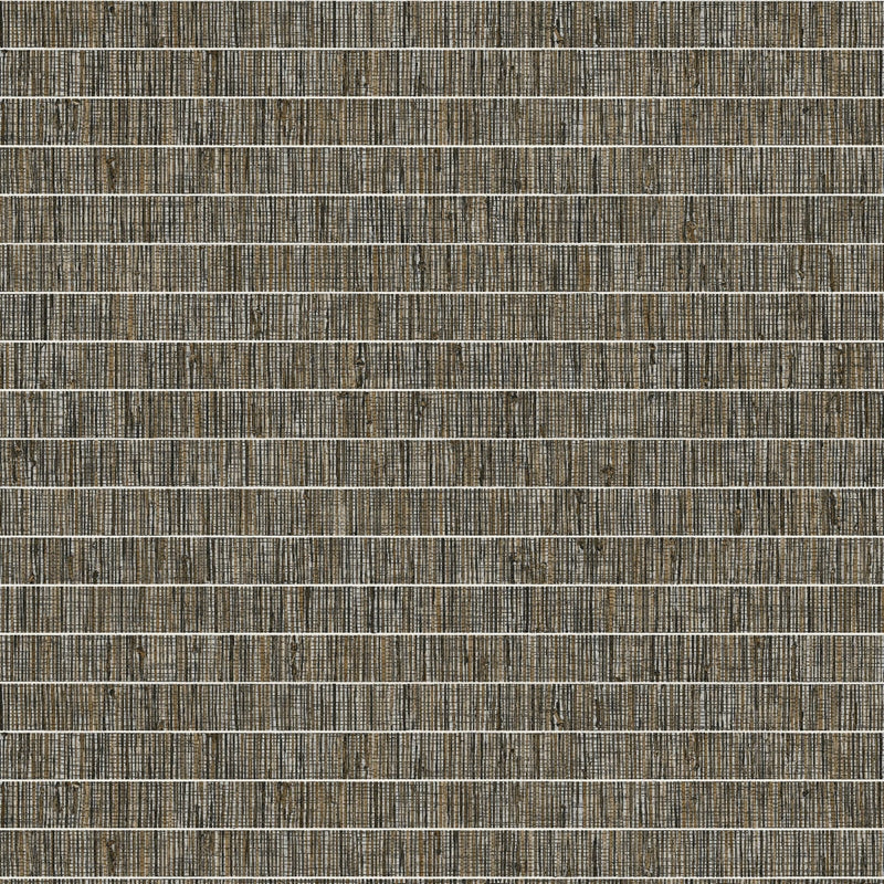 View TC70018 More Textures Blue Grass Band Nutmeg by Seabrook Wallpaper