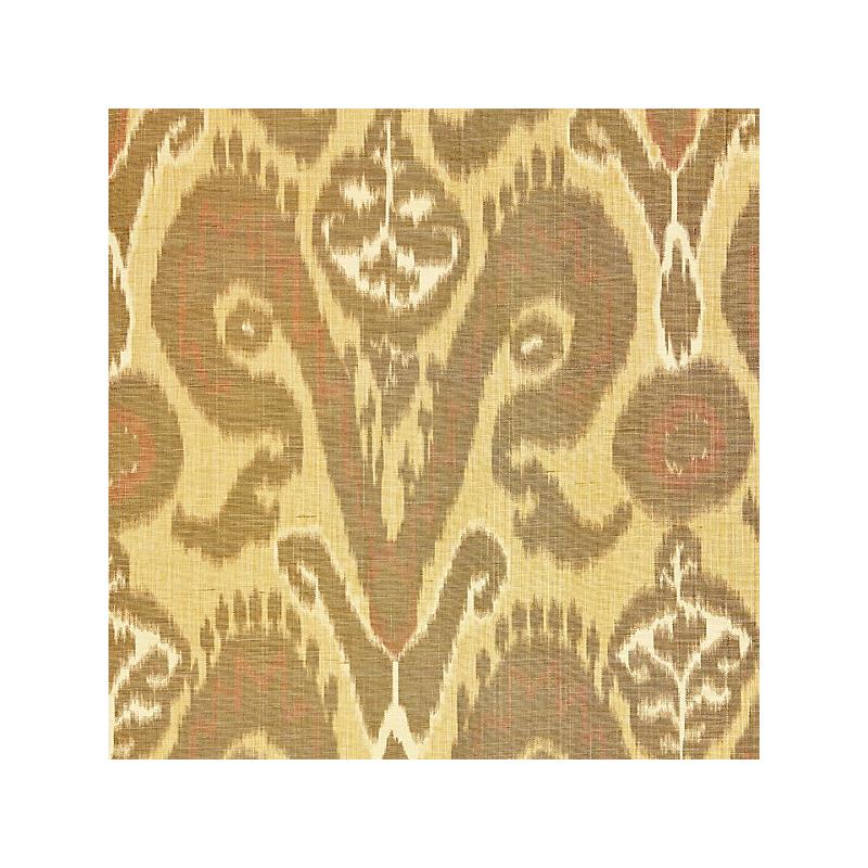 Sample 27097-002 Bukhara Silk Ikat, Spice - Scalamandre Fabric (SC 000227097)