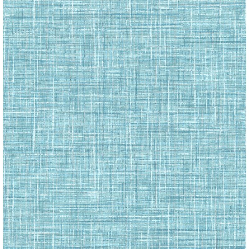 Sample 4081-26352 Happy, Emerson Light Blue Faux Linen by A-Street Prints Wallpaper