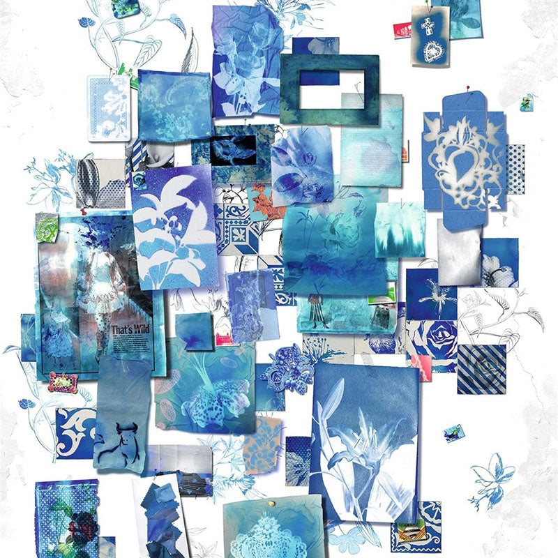 Select PCL700/01 Follete Bleu De Roi by Designer Guild Wallpaper