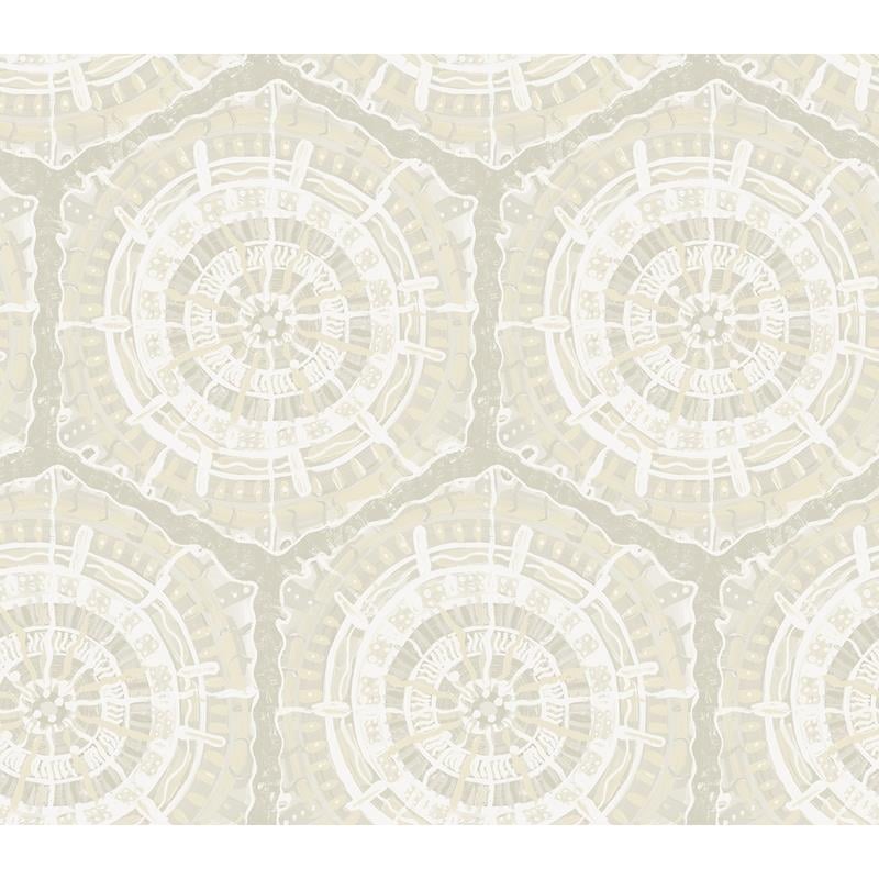 LLS4124 Lisa Love Cream Harmony Peel &amp; Stick Wallpaper by NuWallpaper